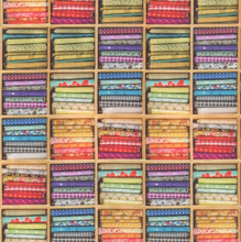 Load image into Gallery viewer, Clothworks - Secret Life of Squirrels - Fabric Shelves - 1/2 YARD CUT
