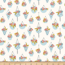 Load image into Gallery viewer, Riley Blake - Pots - White - 1/2 YARD CUT
