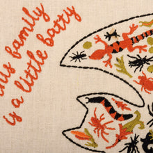 Load image into Gallery viewer, This Family is a Little Batty Stitchery Wall Decor
