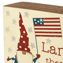 Load image into Gallery viewer, Land that I Love Box Sign
