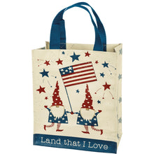 Load image into Gallery viewer, Every Day Tote - Patriotic Gnomes
