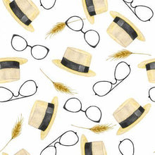 Load image into Gallery viewer, 3 Wishes - Fancy Farm - White Accessories - 1/2 YARD CUT - Dreaming of the Sea Fabrics
