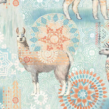 Load image into Gallery viewer, Timeless Treasures - Llama Mandala - 1/2 YARD CUT

