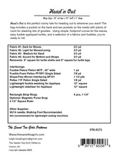 Load image into Gallery viewer, Head'n Out Tote Bag Pattern
