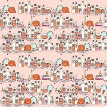 Load image into Gallery viewer, Riley Blake - Spooky Schoolhouse Potions Class Blush - 1/2 YARD CUT
