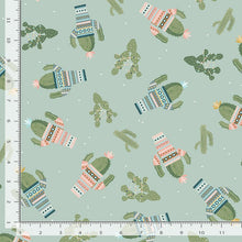 Load image into Gallery viewer, Timeless Treasures - Ooh La Llama - Dress Up Cactus - 1/2 YARD CUT
