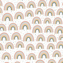 Load image into Gallery viewer, Timeless Treasures - Ooh La Llama - Cute Rainbows and Dots - 1/2 YARD CUT
