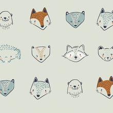 Load image into Gallery viewer, Art Gallery Fabrics - Furries Forester - 1/2 YARD CUT
