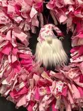 Load image into Gallery viewer, Think Pink Rag Wreath
