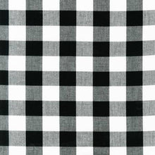 Load image into Gallery viewer, Robert Kaufman - 1” Black Gingham - 1/2 YARD CUT
