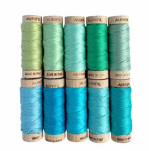 Load image into Gallery viewer, Seaside Blues - Aurifil Thread Collection
