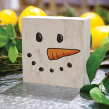 Load image into Gallery viewer, Snowman Wood Block
