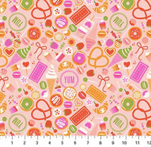 Load image into Gallery viewer, Figo - Rolling Pin - Tossed Treats - 1/2 YARD CUT
