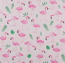 Load image into Gallery viewer, Kanvas - Flamingo Frenzy - Pink - 1/2 YARD CUT
