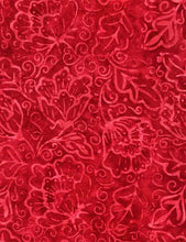 Load image into Gallery viewer, Timeless Treasures - Tonga Batik Stamped Floral Outlines Joy - 1/2 YARD CUT
