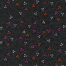 Load image into Gallery viewer, Robert Kaufman - Boodacious Ghosts Black - 1/2 YARD CUT
