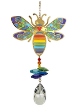 Load image into Gallery viewer, Bumble Bee Crystal Wonders Suncatcher
