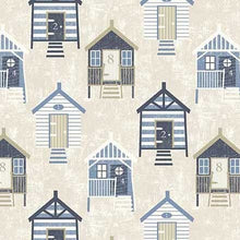 Load image into Gallery viewer, Michael Miller - Bon Voyage - Sea Huts - 1/2 YARD CUT
