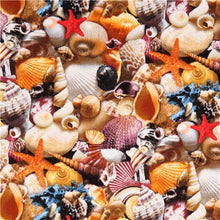 Load image into Gallery viewer, Elizabeth's Studio - Landscape Medley - Packed Seashells - 1/2 YARD CUT
