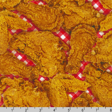 Load image into Gallery viewer, Robert Kaufman - Feast Mode - Fried Chicken - 1/2 YARD CUT

