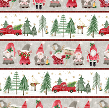 Load image into Gallery viewer, P&amp;B Textiles - Gnomes Home Tree Farm - Stripe - 1/2 YARD CUT
