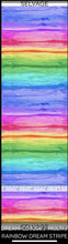 Load image into Gallery viewer, Timeless Treasures - Rainbow Dream Stripe - CD8206 - Multi Blender Stripe - 1/2 YARD CUT - Dreaming of the Sea Fabrics
