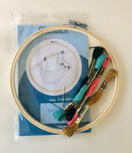 Load image into Gallery viewer, diy sloth embroidery kit
