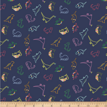 Load image into Gallery viewer, Dear Stella - I'm Rexy and I Know It Jurassic - 1/2 YARD CUT

