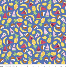 Load image into Gallery viewer, Riley Blake - Rainbow Fruit - Let's Get Coconuts - 1/2 YARD CUT
