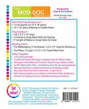 Load image into Gallery viewer, Mini Mod Dog Pillow / Wall Hanging Pattern - Dreaming of the Sea Fabrics
