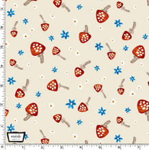 Load image into Gallery viewer, Michael Miller - Gnome Sweet Gnome - Little Forest Mushrooms - 1/2 YARD CUT
