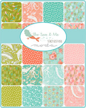 Load image into Gallery viewer, Moda Fabrics - The Sea and Me - Mermaid Dance Kelp - 1/2 YARD CUT
