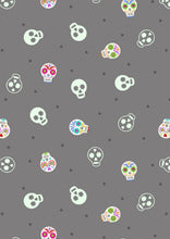 Load image into Gallery viewer, lewis and irene sugar skulls glow grey

