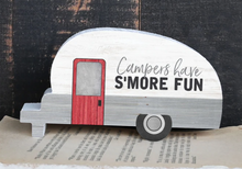 Load image into Gallery viewer, Campers Have S'more Fun Shelf Sitter

