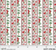 Load image into Gallery viewer, P&amp;B Textiles - Gnomes Home Tree Farm - Stripe - 1/2 YARD CUT
