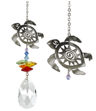 Load image into Gallery viewer, Sea Turtle Crystal Fantasy Suncatcher
