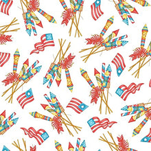 Load image into Gallery viewer, End of Bolt - Vintage Fireworks - White - 32"
