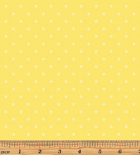 Load image into Gallery viewer, Kanvas - Rise 'n Shine - Dots Yellow - 1/2 YARD CUT
